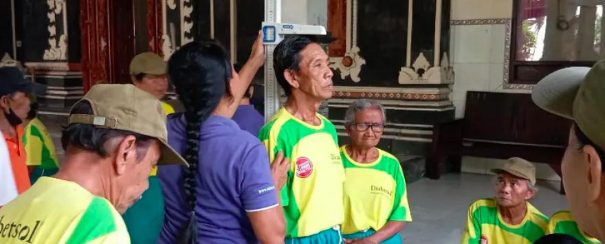 Kegiatan Posyandu Kelompok Lansia Rama Werdha Sejahtera Awal Tahun 2024